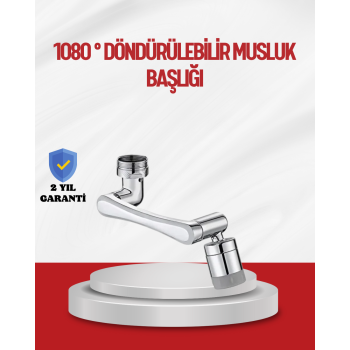 KESGİN MARKET®1080° Çok Yönlü Musluk Aparatı Püskürtme ve Köpük Akışlı