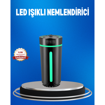 KESGİN MARKET®USB Bağlantılı LED’li Hava Nemlendirici Aromaterapi Buhar Difüzörü