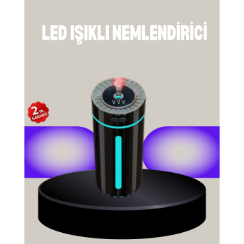 KESGİN MARKET®Aromaterapi Özellikli Ultrasonik Hava Nemlendirici LED Atmosfer Işığı