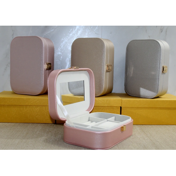 KESGİN MARKET®Deri Kaplamalı Makyaj Ve Takı Kutusu