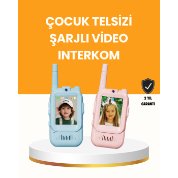 Uzun Menzilli Video Walkie Talkie Eğitici ve Eğlenceli Oyuncak