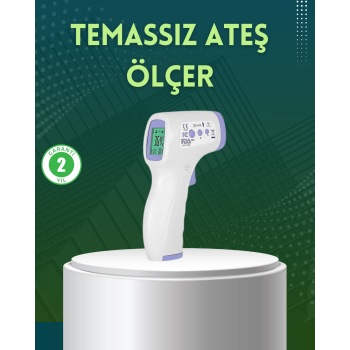 Kızılötesi Temassız Ateş Ölçer LCD Ekranlı Hassas Termometre