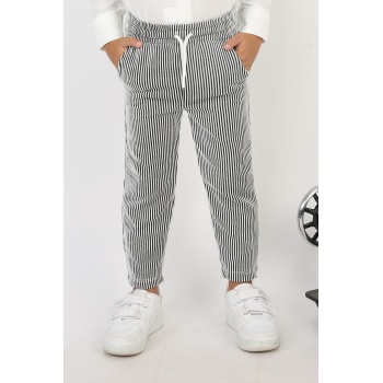 Arka Cep Arma Detaylı Fitilli Kumaş Erkek Çocuk Günlük Pantolon