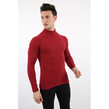 Fitili Likralı Kumaş Erkek Günlük Boğazlı Body