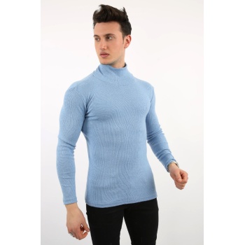 Fitili Likralı Kumaş Erkek Günlük Boğazlı Body