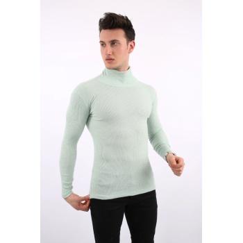 Fitili Likralı Kumaş Erkek Günlük Boğazlı Body