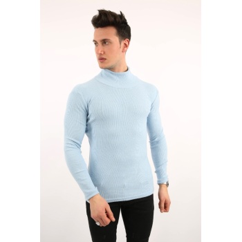 Fitili Likralı Kumaş Erkek Günlük Boğazlı Body