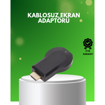 1080p Ultra HD Kablosuz Ekran Yansıtma Dongle – Miracast / AirPlay / DLNA