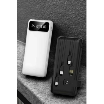 Powerbank 20.000 Mah Lcd Ekran Usb Lightning Type-c Uyumlu İos Ve Android