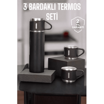 500 Ml Kapasiteli Taşınabilir Basınçlı Termos Seti Günlük Kullanım İçin İdeal