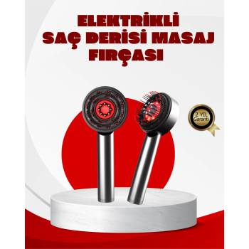 Esansiyel Yağ Hazneli Led Saç Bakım Masaj Tarağı