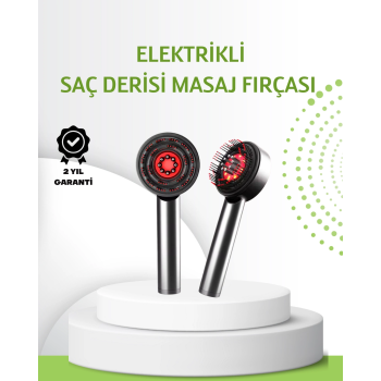 Şarjlı Saç Derisi Masaj Cihazı Kırmızı Işık Ve 3d Tarak Dişli