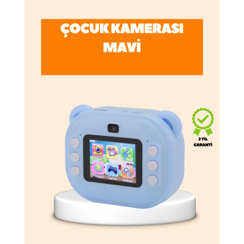 Termal Baskı Teknolojili Anında Fotoğraf Kamerası – 24mp Çift Lens, 32gb Hafıza