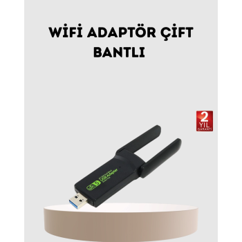 Ultratekno Dual Band Wifi Adaptör – 1200 Mbps, Usb 3.0, Çift Antenli, Geniş Kapsama Alanı Ve Yüksek Hız