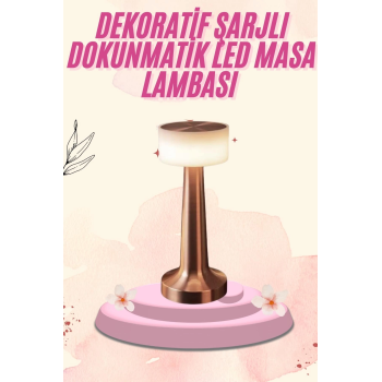 Dekoratif Masa Lambası Dokunmatik Renk Değiştirebilen Gece Lambası