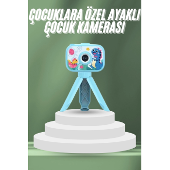 Çocuklara Özel Ayaklı Mini Fotoğraf Makinesi Dijital Lcd Ekran