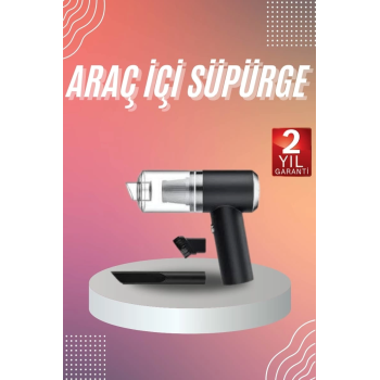 Şarjlı Çok Fonksiyonlu El Süpürgesi Mini Vakumlu Araç Süpürgesi