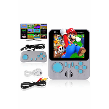 Çift Konsol 666 Adet Retro Oyun El Atarisi Taşınabilir 3.5 İnç Ekran