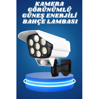 Bahçe Aydınlatması Hareket Sensörlü Led Aydınlatma Kamera Görünümlü