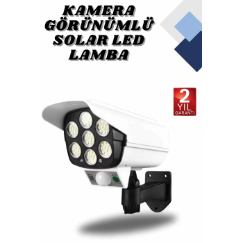 Kamera Görünümlü Led Lamba Dönebilen Bahçe Aydınlatması Duvar Lambası