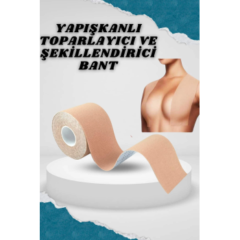Toparlayıcı Göğüs Bandı Şekillendirici Ten Rengine Uygun Esnek Hassas Ciltlere Uygun