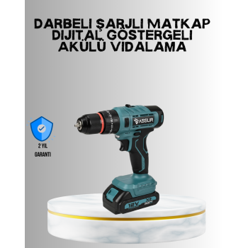 18 Parça Profesyonel Şarjlı Matkap Vidalama