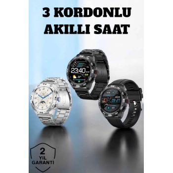 Akıllı Saat Arama Cevaplayan Titreşim Özelliğiyle Bildirim Görebilen