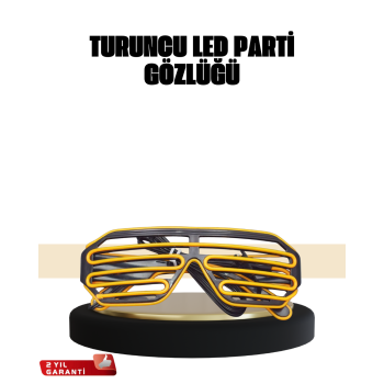 Enerjik Gece Etkinlikleri İçin LED Işıklı Gözlük