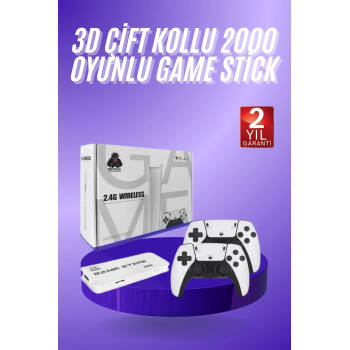 3d 4k Hd 2.4g Game Stick 4k Ultra Hd Oyun Konsolu Çift Kollu