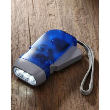 Kendiliğinden Şarjlı El Feneri Pilsiz Dinamolu 3 Led Taşınabilir