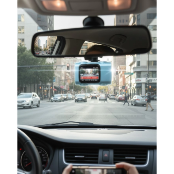 Mini Araç İçi Kamera Sürekli Kayıt Geniş Açılı