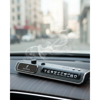 Araç Ön Cam Nemlendirici Telefon Numarası Gösterme Atı Led Işıklı