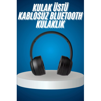 Wireless 5.0 Bluetooth Kablosuz Kulaklık Anc Özellikli Kulak Üstü Ayarlanabilir