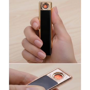 Rüzgar Geçirmez Elektronik Çakmak – Modern Tasarım, Metal Gövde