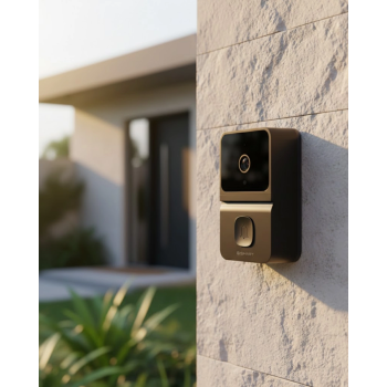 Wifi Akıllı Kapı Zili 85 Derece Geniş Açı Android İos Uyumlu