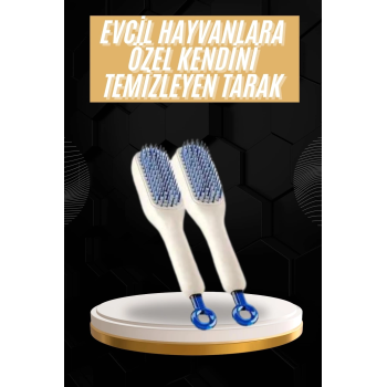 Kolay Temizlenen Fırçası Evcil Hayvanlara Özel Tüy Temizleme