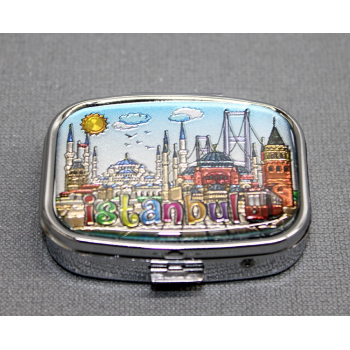 İstanbul Temalı İlaç Kutusu - Model 13