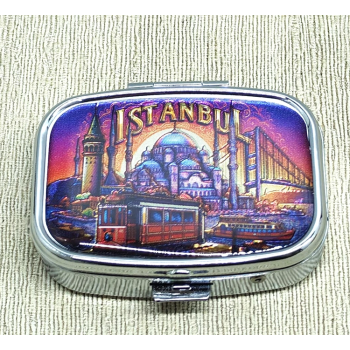 İstanbul Temalı İlaç Kutusu - Model 8
