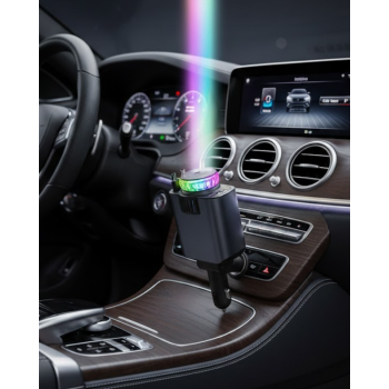 Araç Çakmak Girişli Şarj Cihazı Nemlendirici ve Aromaterapi Özellikli