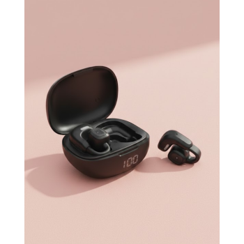 Açık Tasarım Kablosuz Bluetooth Spor Kulaklık LED Ekranlı