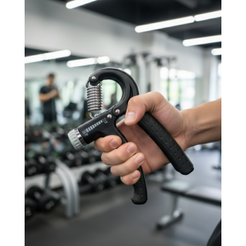 Ayarlanabilir El Yayı Sayaçlı Paslanmaz Çelik 5–60 Kg Direnç