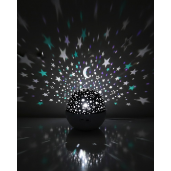 Zaman Ayarlı Fişli Yıldız Projektör Ortam Lambası