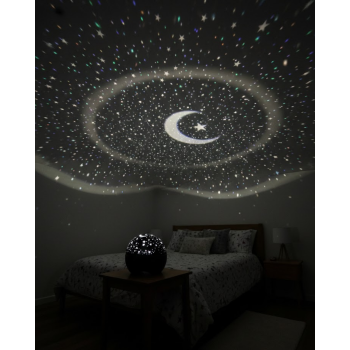 Fişli Yıldız Projektör Gece Lambası Müzikli