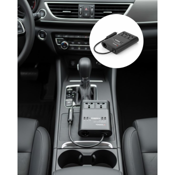 Araç İçin 12V 24V Güç Dönüştürücü 220V Priz ve USB Portlu