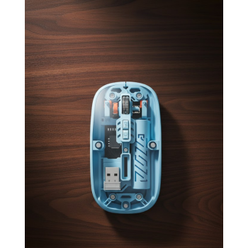 Bluetooth 5.2 Destekli Mavi Pilli Kablosuz Mouse