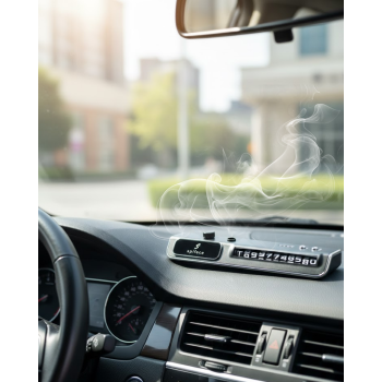 LED Işıklı Araç Ön Cam Telefon Numarası Gösterme Aparatı + 3 Seviyeli Hava Nemlendirici
