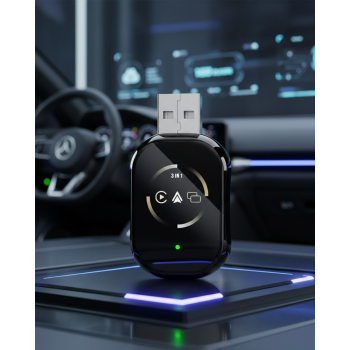 Kablosuz CarPlay ve Android Auto Adaptörü Tak Çalıştır Kullanım