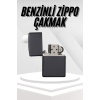 Hediyelik Zarif Model Siyah Benzinli Çakmak