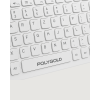 Beyaz Kablosuz Klavye Fare Seti Kablosuz Fare USB Alıcı PC Uyumlu