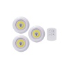 Led Lamba 3lü Uzaktan Kumandalı Yapışkanlı